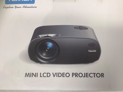 Mini LCD Video Projector w/ Carry Case