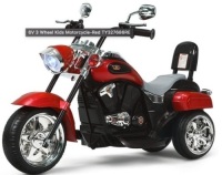 6V 3 Wheel Kids Motorcycle Red, Appears New&nbsp;