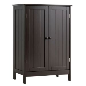 Double-Door Cupboard Cabinet - Brown