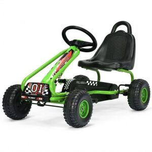 Kids Ride-On Go-Kart with Adjustable Seat