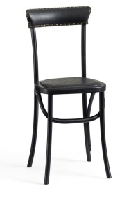 Pottery Barn , Lucas Dining Side Chair, Black , Like New, Retail - $299