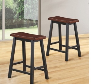 24 Height Set of 2 Home Kitchen Dining room Bar Stools, Appears New