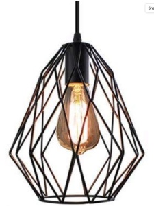 RETRO E26 Idustrial Pendent Lamp, Appears New