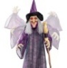 Wicked Wanda Standing Animatronic Witch with Sounds, LED Eyes - 5ft