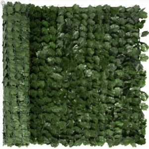 Outdoor Faux Ivy Privacy Fence, Appears New