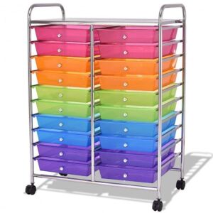 20-Drawer Storage Cart