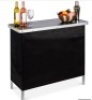 Portable Pop-Up Bar Table w/ Carrying Case, Removable Skirt