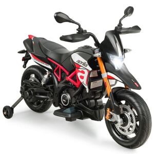 Kids 12V Electric Ride-On Motorcycle - Aprilia Licensed