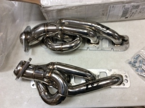 Powergo Motorsport 1353403840 1-5/8 x 2-1/2 inches 304 Stainless Steel Shorty Headers - Appear&nbsp;New