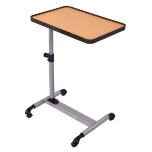 Rolling Laptop Desk with Tilting Top