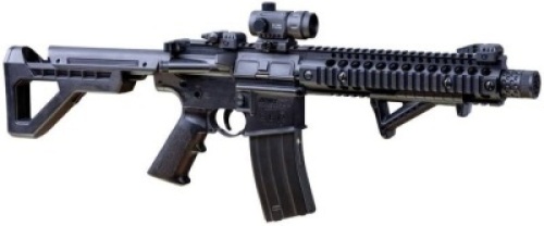 DPMS SBR with Red Dot Sight&nbsp;Fully Automatic Airgun BB Rifle - E-Comm Return, Unknown Condition&nbsp;&nbsp;
