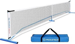 PICKLETECH Portable Pickleball Net Outdoor 22FT Regulation SizeSet 3.0 Reinforced Version, Like New, Retail - $94.99