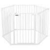 6-Panel Wall-Mount Adjustable Safety Fence