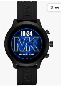 Michael Kors Access Gen 4 MKGO Smartwatch- LightweightTouchscreen Powered with Wear OS by Google with Heart Rate,GPS, NFC, and Smartphone Notifications, Like New, Retail - $265