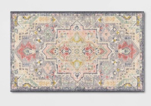 2'3"x3'g" Zebrina Medallion Persian Style Printed Accent Rug- Opalhouse, Like New, Retail - $30