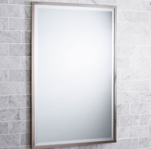 Kensington Rectangular Mirror with D-Ring Mount, Like New, Retail - $399