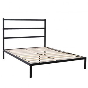 Metal Bed Platform Frame with Headboard-Full Size