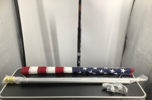 American Flag with Pole, Appear New