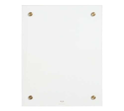 Acrylic Gallery Frame, Brass&nbsp;20X25 Overall (Photo Opening:15.5" x20.5"), Like New, Retail - $129