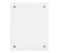 Acrylic Gallery Frame, Brass&nbsp;20X25 Overall (Photo Opening:15.5" x20.5"), Like New, Retail - $129