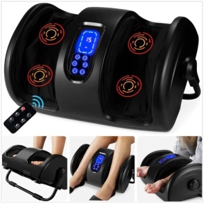 Reflexology Shiatsu Foot Massager w/ High-Intensity Rollers, Remote Control, Appears New, Untested