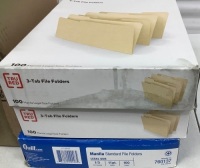 Lot of File Folders -&nbsp;250 Letter, 300 Legal