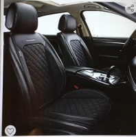 Coverado Front Seat Covers, Waterproof Leatheratte Car SeatProtector 2 Pieces, Protective Seat Cushions Universal Fit MostVehicles, Sedans, SUVs, Trucks and Vans, Diamond Pattern, Like New, Retail - $69.99