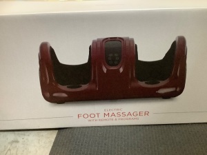Electric Foot Massager with Remote and Programs, Appears New, Untested
