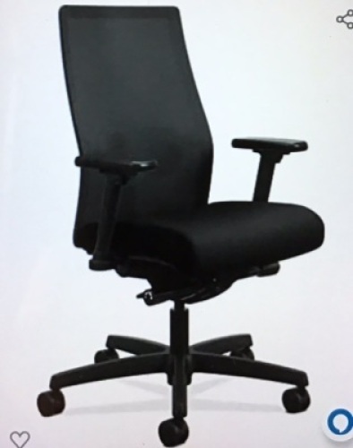 Hon, Office Chair, Ergonomic, Black ,Box has Damage, Like New, Retail - $393