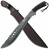 Fixed Blade Machete 21" Jungle Master Full Tang Black Tactical W/ Sheath Jm-031B - Appears New&nbsp;