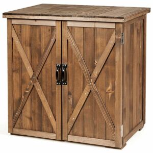 2.5'x2' Outdoor Wooden Storage Cabinet