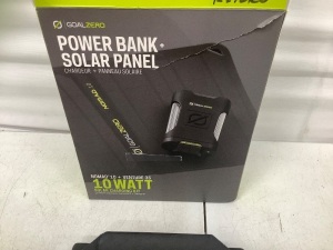 Power Bank w/ Solar Panel