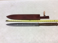 Damascus Dagger 16" Blade with Sheath - Appears New&nbsp;