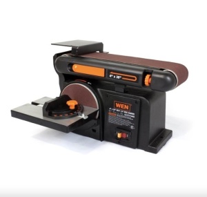 4.3-Amp 4 x 36 in. Belt and 6 in. Disc Sander with Cast Iron Base