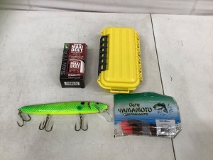 Lot of Waterproof Box, Insect Repellent, Lure, Bait