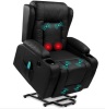 Electric Power Lift Recliner Massage Chair w/ Heat, USB Port, Cupholders, Appears New, Retail $449.99