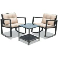 3-Piece Rattan Patio Furniture&nbsp;Set&nbsp;
