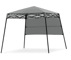 Adjustable Portable 7 ft. x 7 ft. Gray Pop-Up Canopy Tent Shelter, Appears New