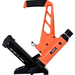 2-in-1 Dual Handle Flooring Nailer and Stapler with Hammer