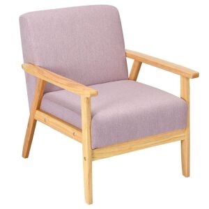 Modern Accent Chair - Pink