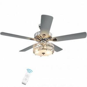 52" Classical Crystal Ceiling Fan