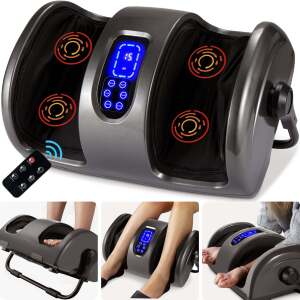 Reflexology Shiatsu Foot Massager w/ High-Intensity Rollers, Remote Control