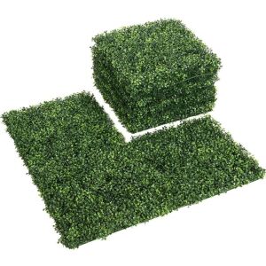 12-Piece 20"x20" Artificial Plant Wall Panel