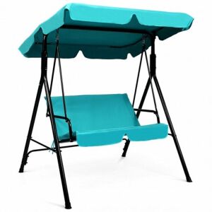 Steel Frame Patio Canopy Swing with Cushion