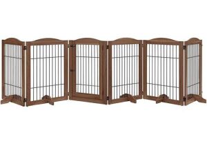 6-Panel Freestanding Dog Gate