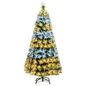 5' Pre-Lit Fiber-Optic Artificial Christmas Tree