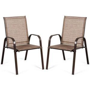 Set of (2) Patio Dining Chairs