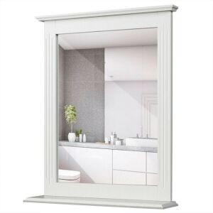 Bathroom Wall Mirror with Shelf