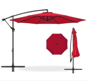 Offset Hanging Patio Umbrella - 10ft, Appears New