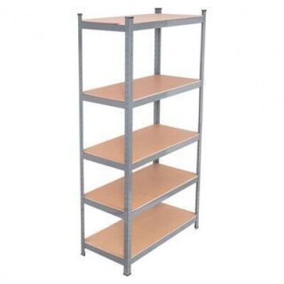 71" 5-Tier Steel Adjustable Storage Shelves